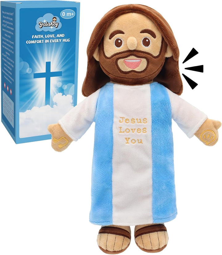 Yelakey Muñeco de peluche que habla Jesús Habla 36