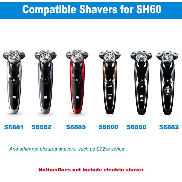 SH60 - Cabezales de repuesto compatibles con Philips Norelco Series...