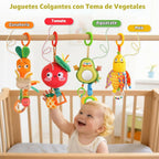 Juguetes de asiento de coche colgando para cochecito de bebé de 0 a 6 meses