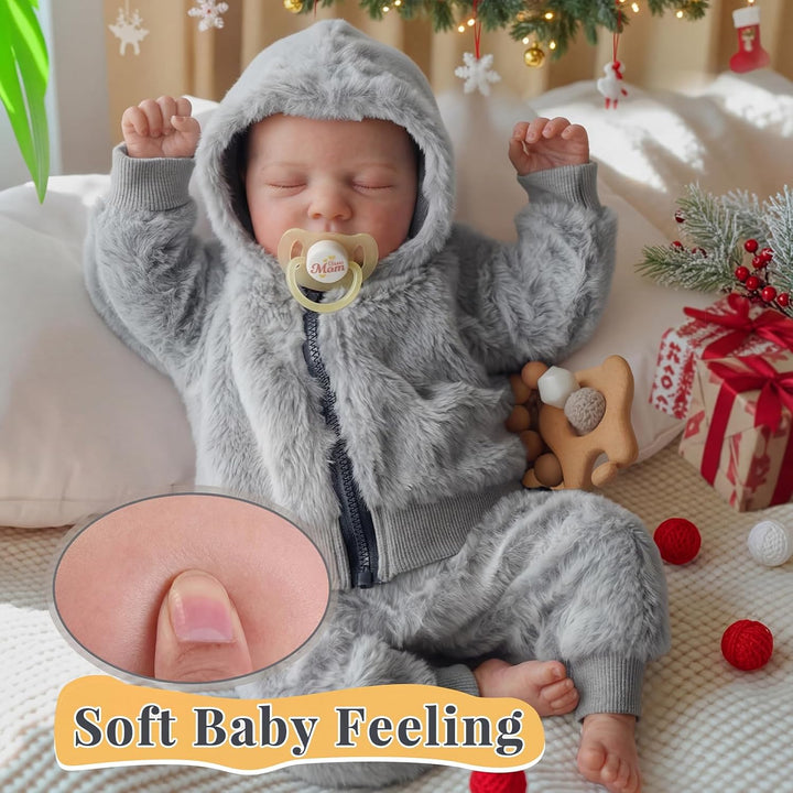 BABESIDE Muñecas realistas de bebé Reborn para niños, 17 pulgadas,...