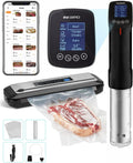 INKBIRD WIFI Sous Vide - Paquete de cocina con máquina selladora al vacío