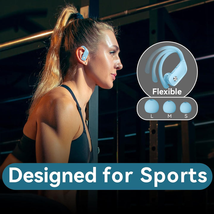 Auriculares bmani, auriculares inalámbricos Bluetooth con 80H de ti...