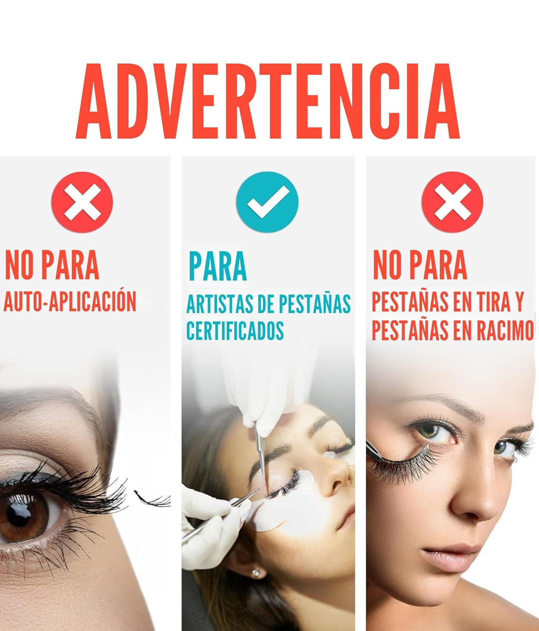 Stacy Lash Pegamento para extensiones de pestañas sensibles, 0,17 f...