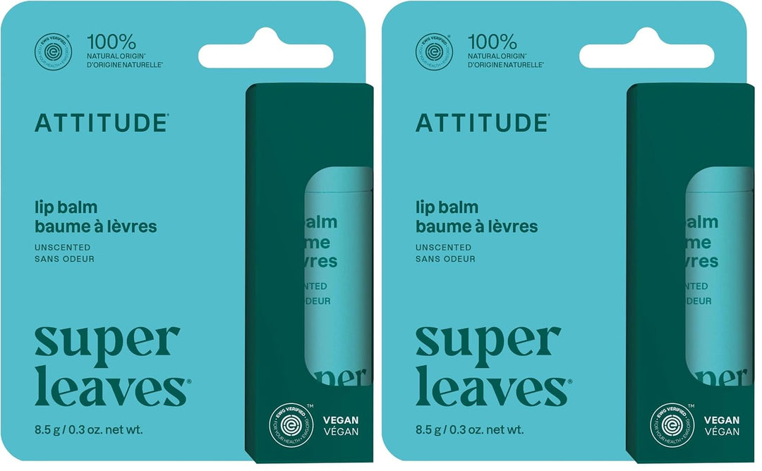 ATTITUDE Bálsamo labial, origen natural, nutre y protege, manteca d...