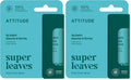 ATTITUDE Bálsamo labial, origen natural, nutre y protege, manteca d...