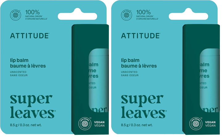 ATTITUDE Bálsamo labial, origen natural, nutre y protege, manteca d...