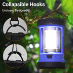 Lámpara Linterna de camping, linternas LED de 3200 lúmenes para cortes de energía, cargador de teléfono de 4600 mAh y linterna recargable, linterna con 5 modos de luz para huracanes/emergencias/tormentas