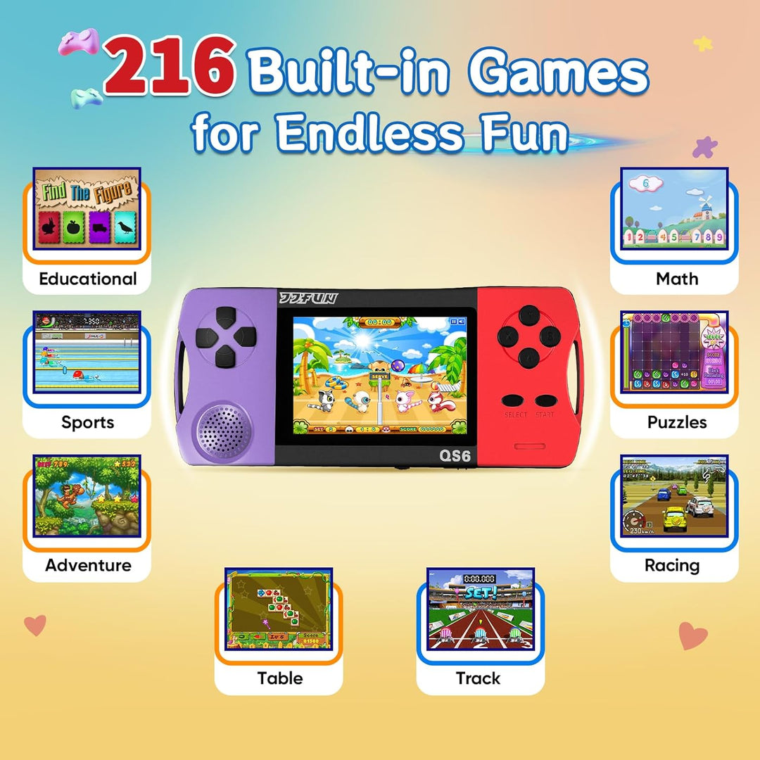 Juegos de mano de 16 bits para niños con pantalla grande IPS de 3.2...