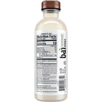 Bai Bebida de agua con infusión antioxidante, coco Molokai, con vitamina C y sin edulcorantes artificiales, botella de 18 onzas líquidas, paquete de 12