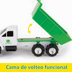 Tomy John Deere - Juego de granero rojo para niños, escala 1:64