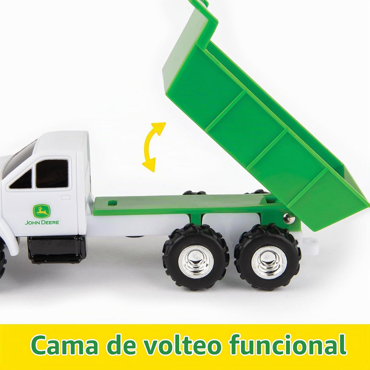 Tomy John Deere - Juego de granero rojo para niños, escala 1:64