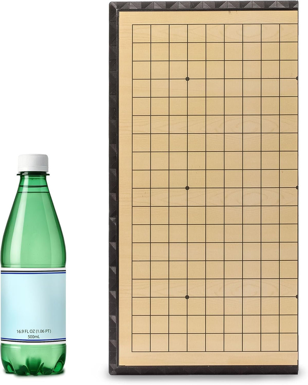 Pizarrón magnética de Magnetic Go con Tabla Go (14.7 x 14.6 pulgadas) y piedras plásticas de convexa individuales