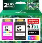 Cartuchos de tinta 67XL de repuesto para HP Ink 67 HP67XL