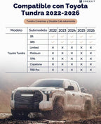 Fundas de asiento para Toyota Tundra 2022-2027 (solo para