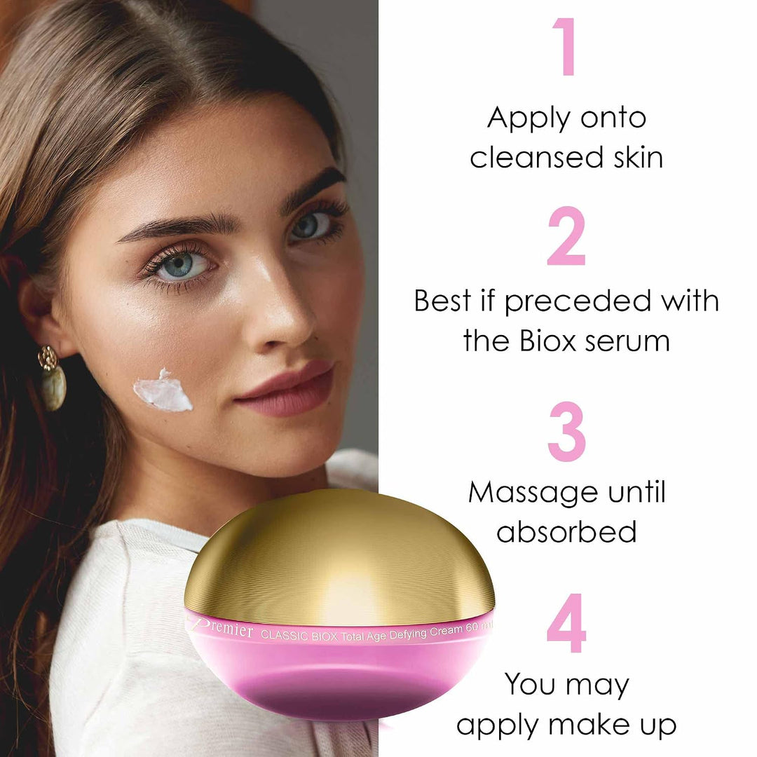 Premier Dead Sea BIOX - Crema antiedad que desafía la edad, hidrata...