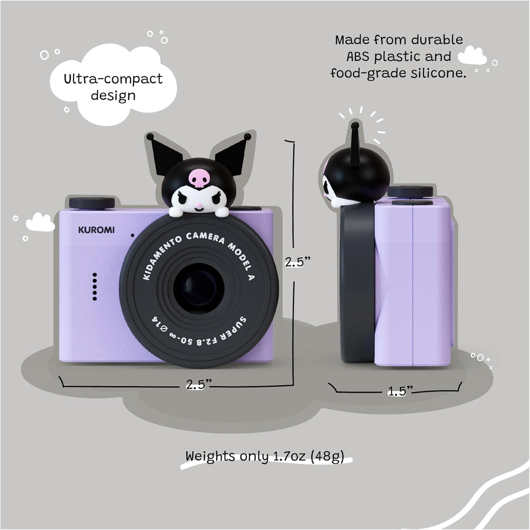 Cámara digital y videocámara para niños mini Kuromi de Kidamento, t...