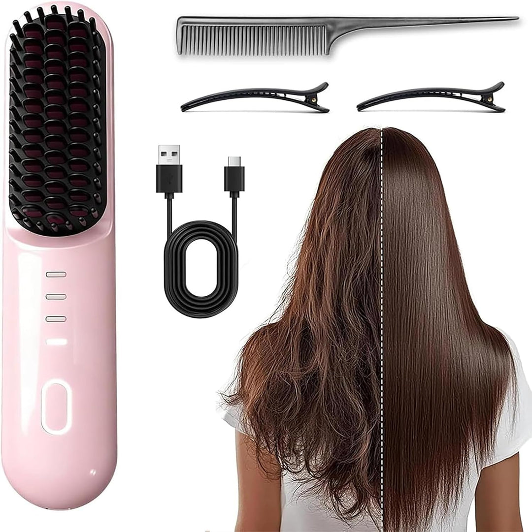 Go Brush 2026 actualizado - Pro para cabello corto - Cepillo alisad...