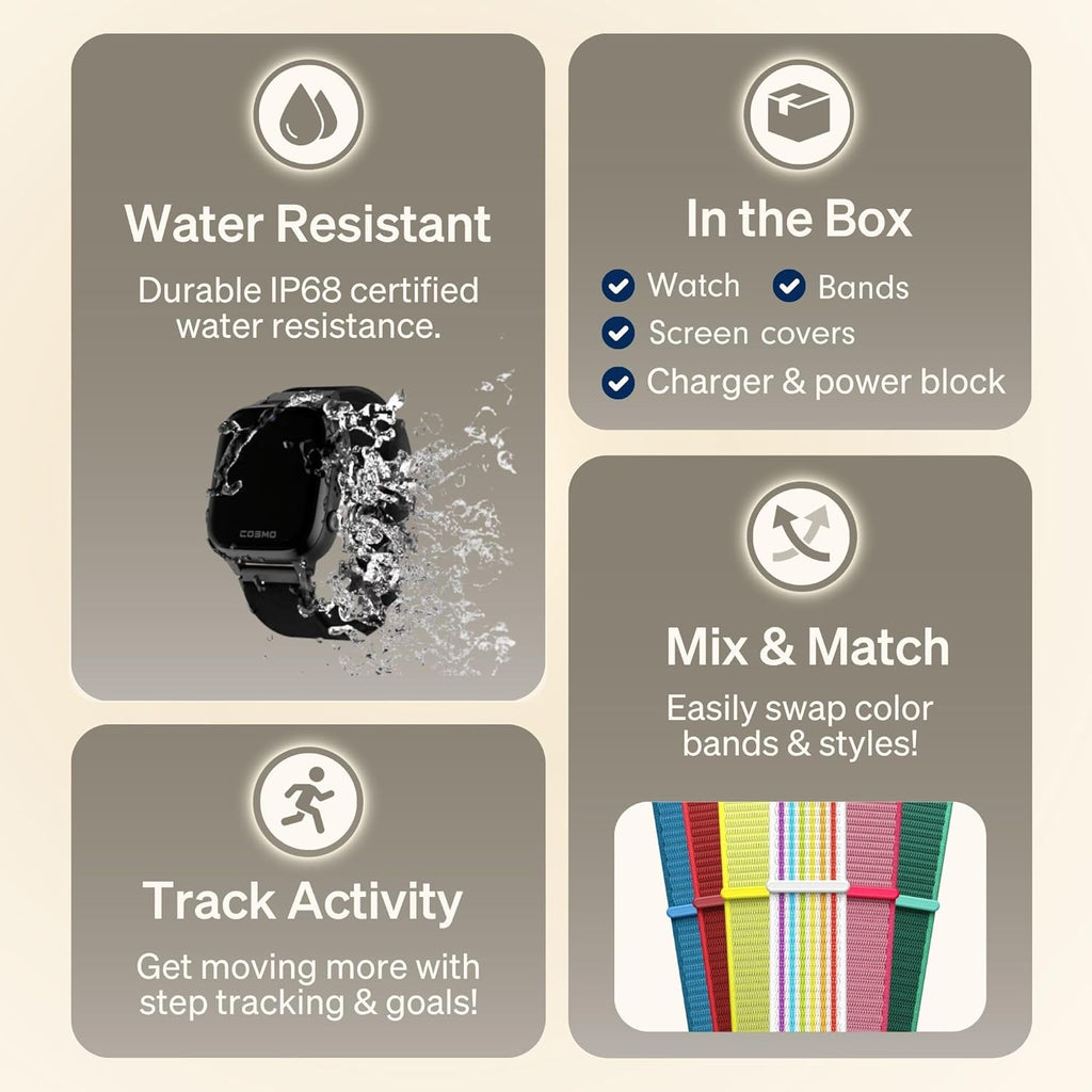 JrTrack 5 Kids Smart Watch de Cosmo El mejor reloj de