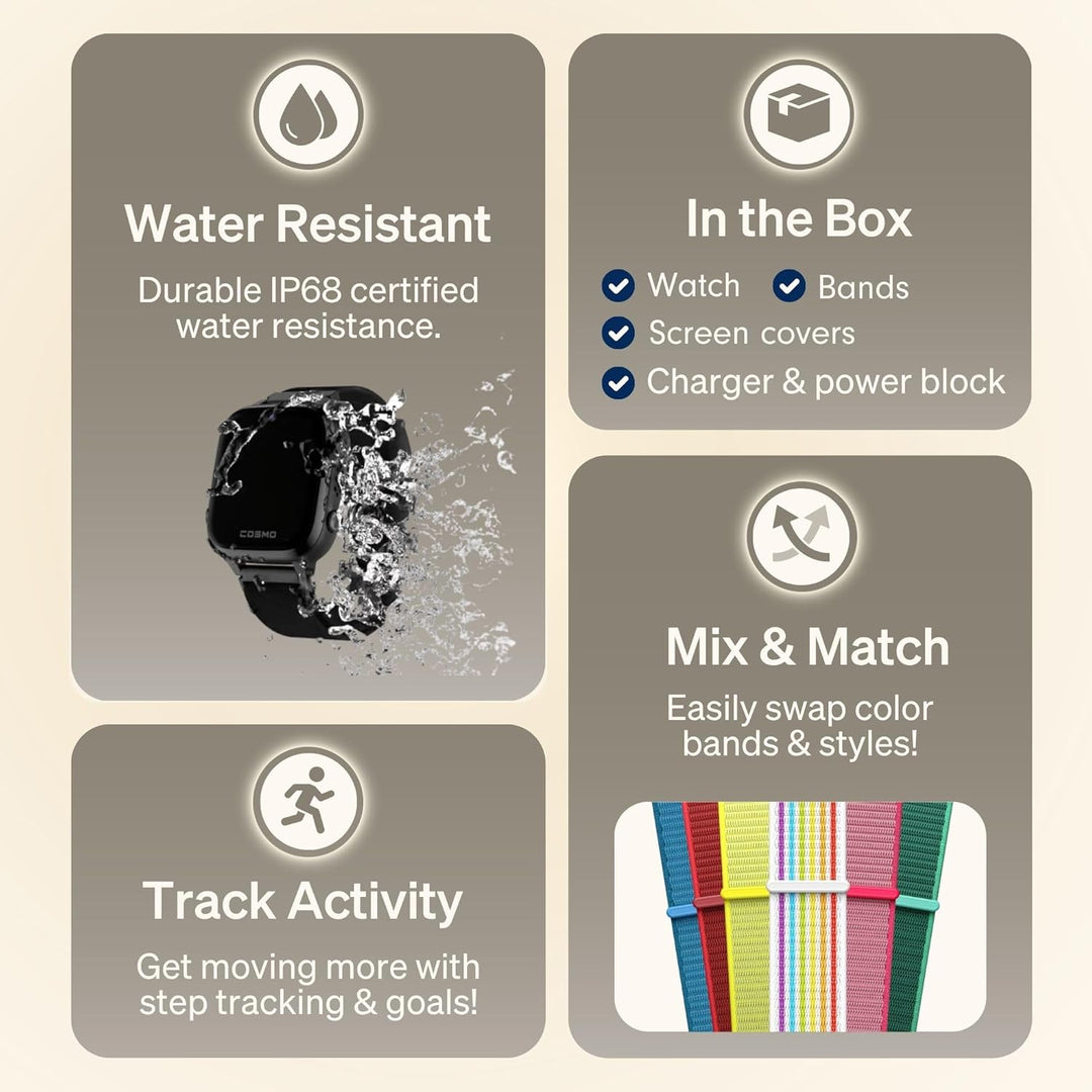 JrTrack 5 Kids Smart Watch de Cosmo El mejor reloj de