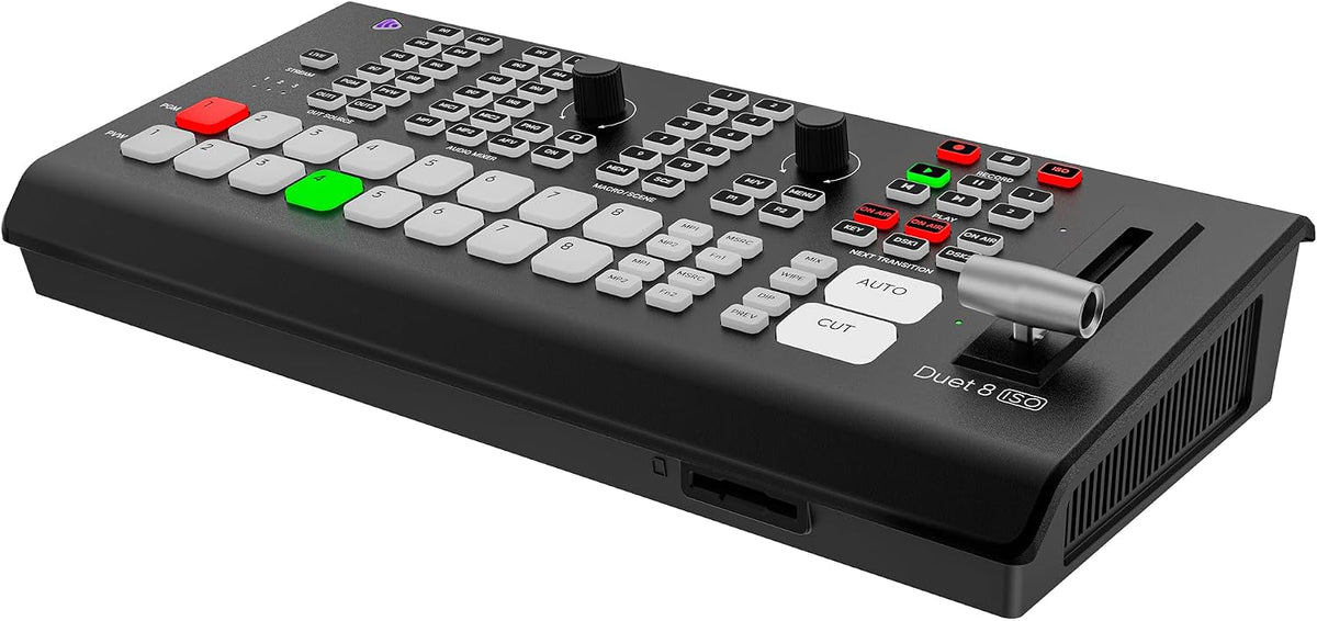 Osee GoStream Duet 8 ISO - Conmutador de vídeo en vivo, 4 HDMI + 4 SDI, XLR