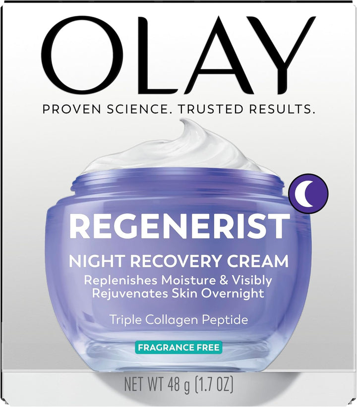 Olay Regenera Noche Recuperación Crema & crema facial hidratante, 1...