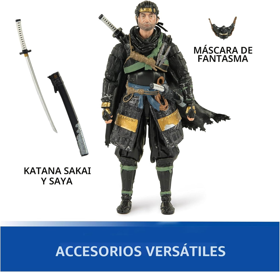PlayStation, Ghost of Tsushima, figura de acción samurái Jin Sakai...