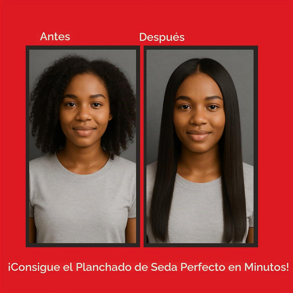 Red by Kiss Cepillo alisador de cabello iónico 2 en 1 con revestimiento de cerámica, temperatura ajustable, apagado automático, cerdas protectoras de piel y cable giratorio de 360°, suave y estilo en pocos trazos