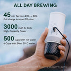 Cafetera Espresso Eléctrica Portátil OutIn Mino para Viaje con Auto-calentamiento