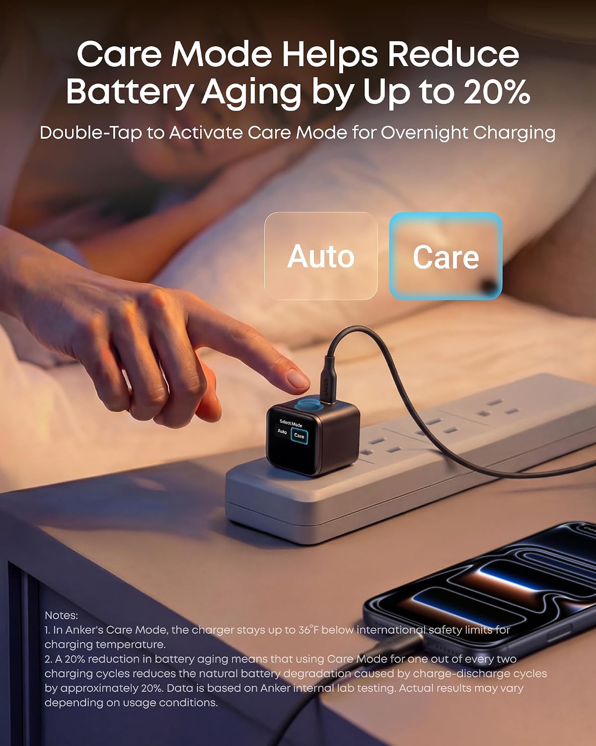 Anker Cargador de pantalla inteligente nano, cargador rápido USB C máximo