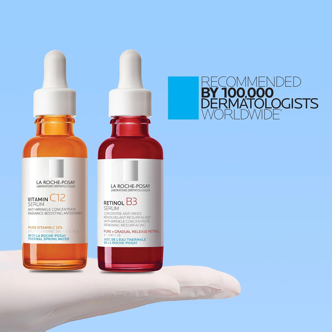 La Roche-Posay Suero puro de Vitamina C al 12% para cara con ácido...