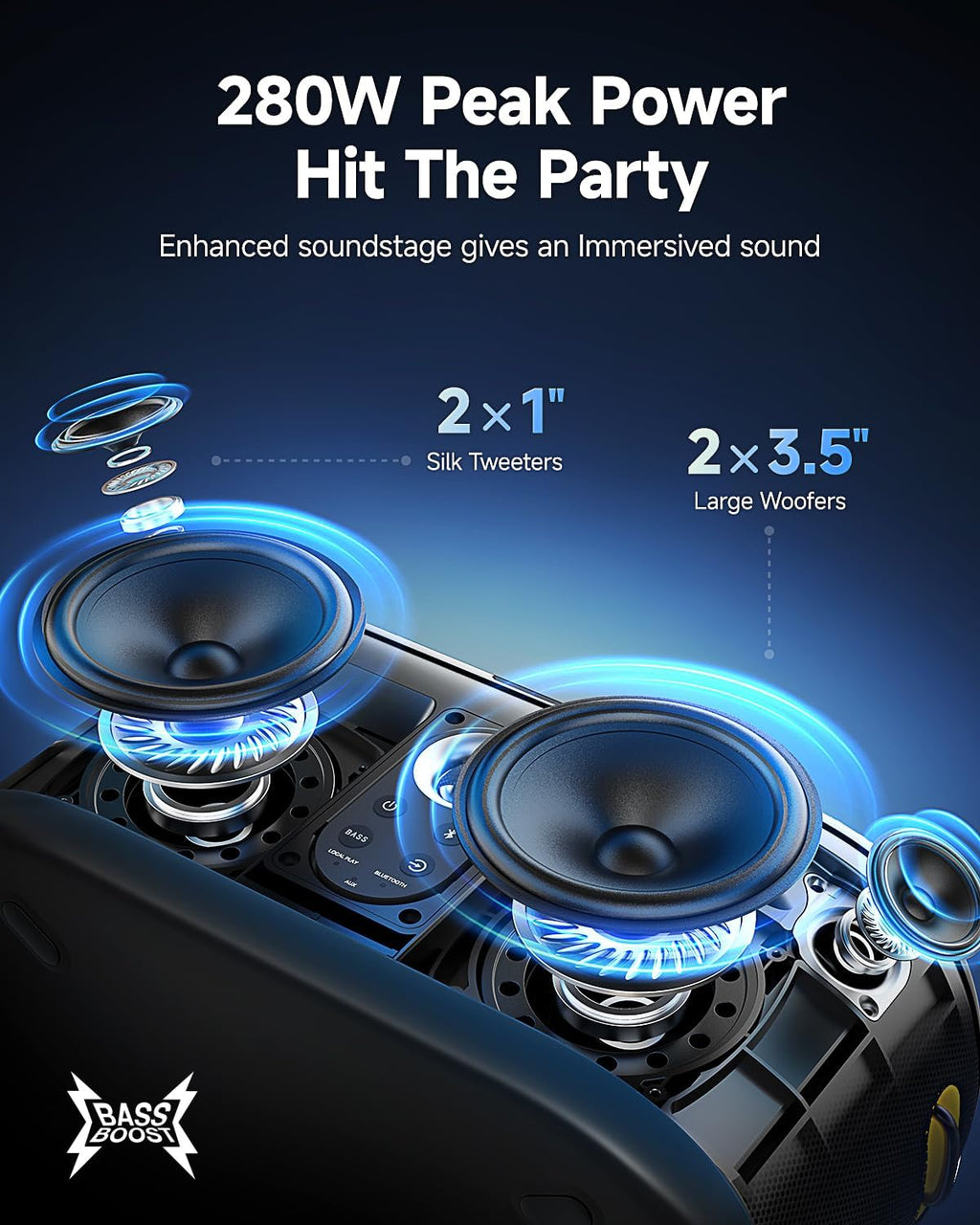 Ikarao - Máquina inteligente de karaoke, pantalla integrada de 10.1 pulgadas con letra para adultos y niños, 2 micrófonos inalámbricos de carga automática, altavoz Bluetooth portátil con sistema PA