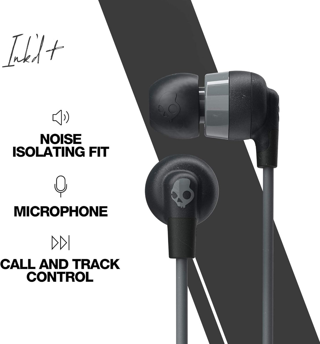 Auriculares con cable Skullcandy Ink\u2019d+ con conector AUX de 3....