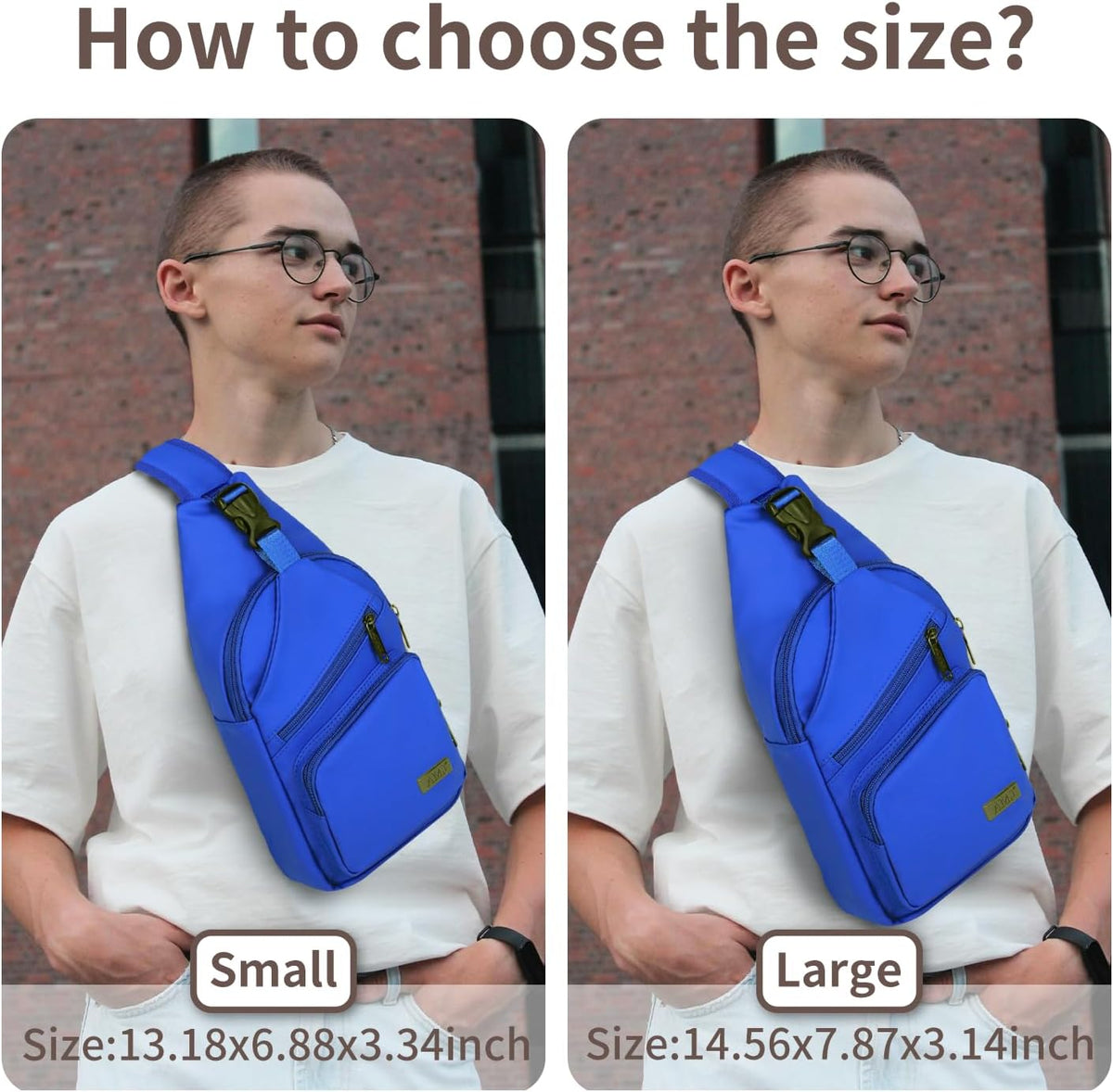 Bandolera cruzada con cable USB para senderismo, acampar y viajes al aire libre, para mujeres y hombres