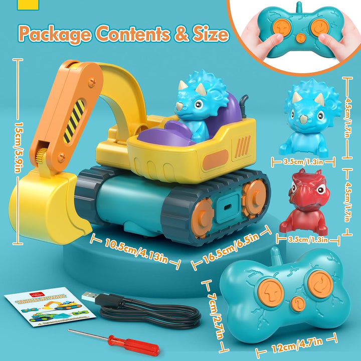 Lehoo Castle Auto a control remoto para niños pequeños, juguetes de...