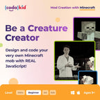 CodaKid Coding Box para niños - Actividad de Modding de Minecraft y Diseño de Juegos en Java, Edades 9+ - Incluye 12 meses de acceso y soporte de mentor en línea