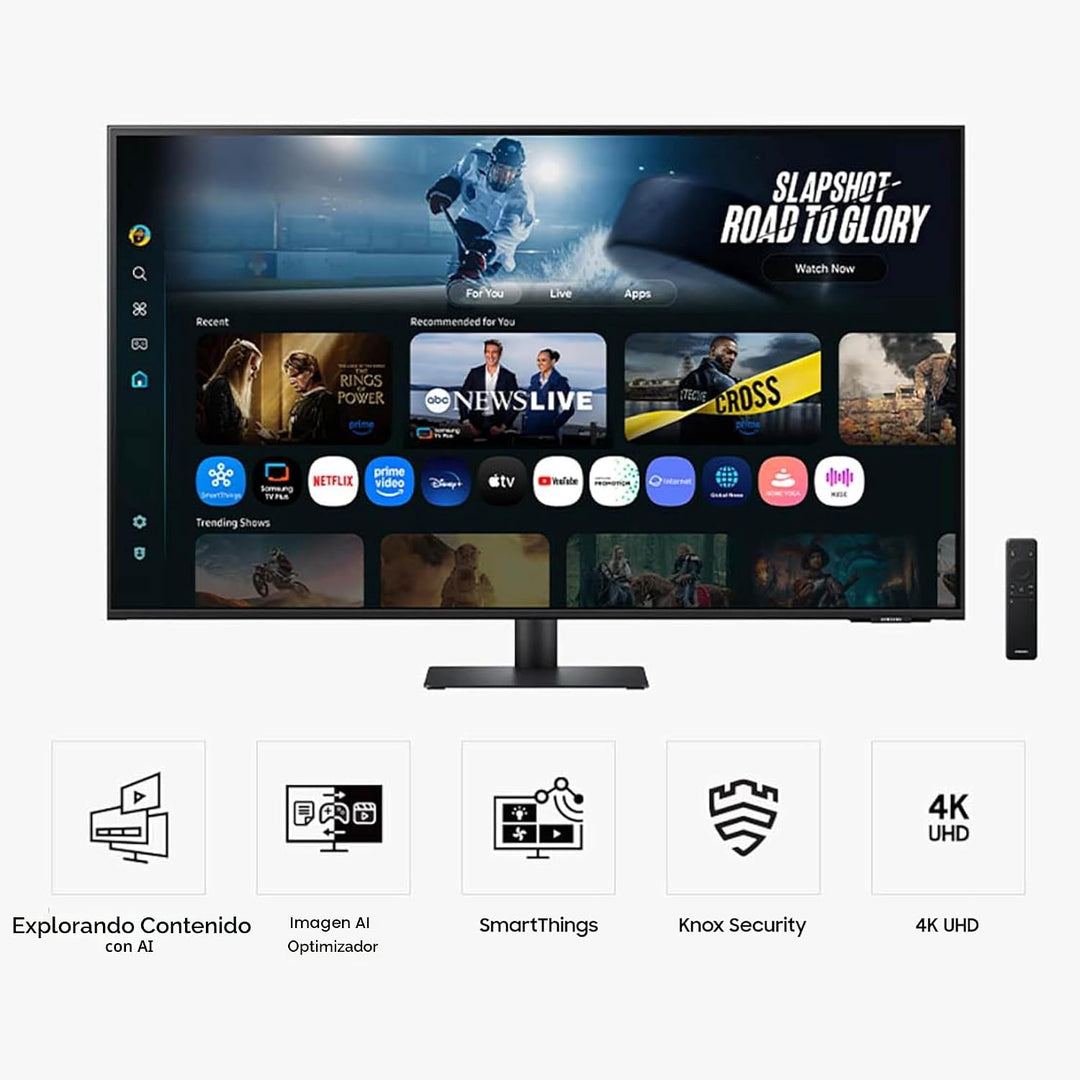 Samsung 43" M7 (M70F) Series 4K UHD Monitor inteligente | Samsung V...