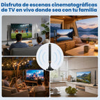Antena de TV para Smart TV interior, antena de TV digital para canales