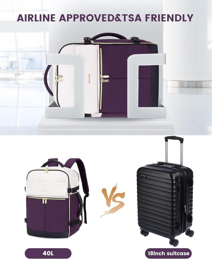 LOVEVOOK - Mochila de Mano, Mochila de Viaje de 40L para Mujeres co...