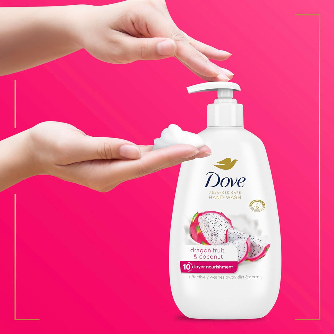 Dove Advanced Care - Lavar a mano, 4 unidades para lavar eficazment...