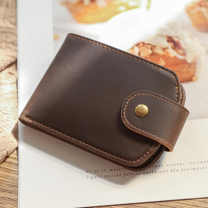Cartera Polare delgada curva para bolsillo frontal con bloqueo RFID...