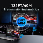 VENTION Transmisor y receptor inalámbrico HDMI Dongle 2.4/5GHz 4K Decording, 131FT /40M, adaptador Bluetooth, conexión de extensor inalámbrico con remitente con Miracast 1080P, negro
