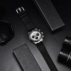 Reloj para hombre Pagani Design de cuarzo, estilo simple, cronógrafo de alta precisión, resistente al agua, bisel cerámico, cadena de acero inoxidable