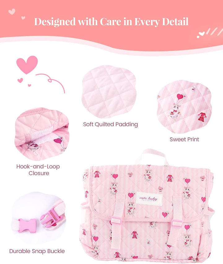 BABESIDE Juego de 10 piezas de accesorios para muñecas reborn para...