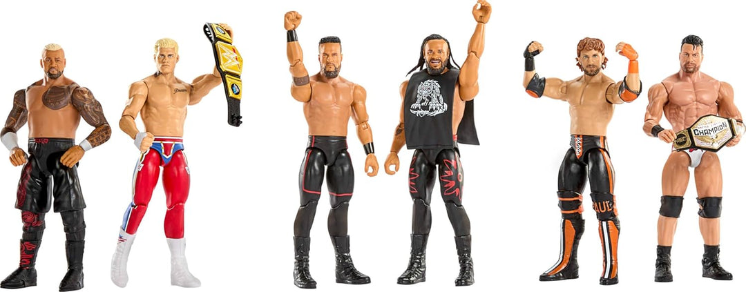 Mattel WWE Main Event Showdown Figuras de acción de 2 unidades con...