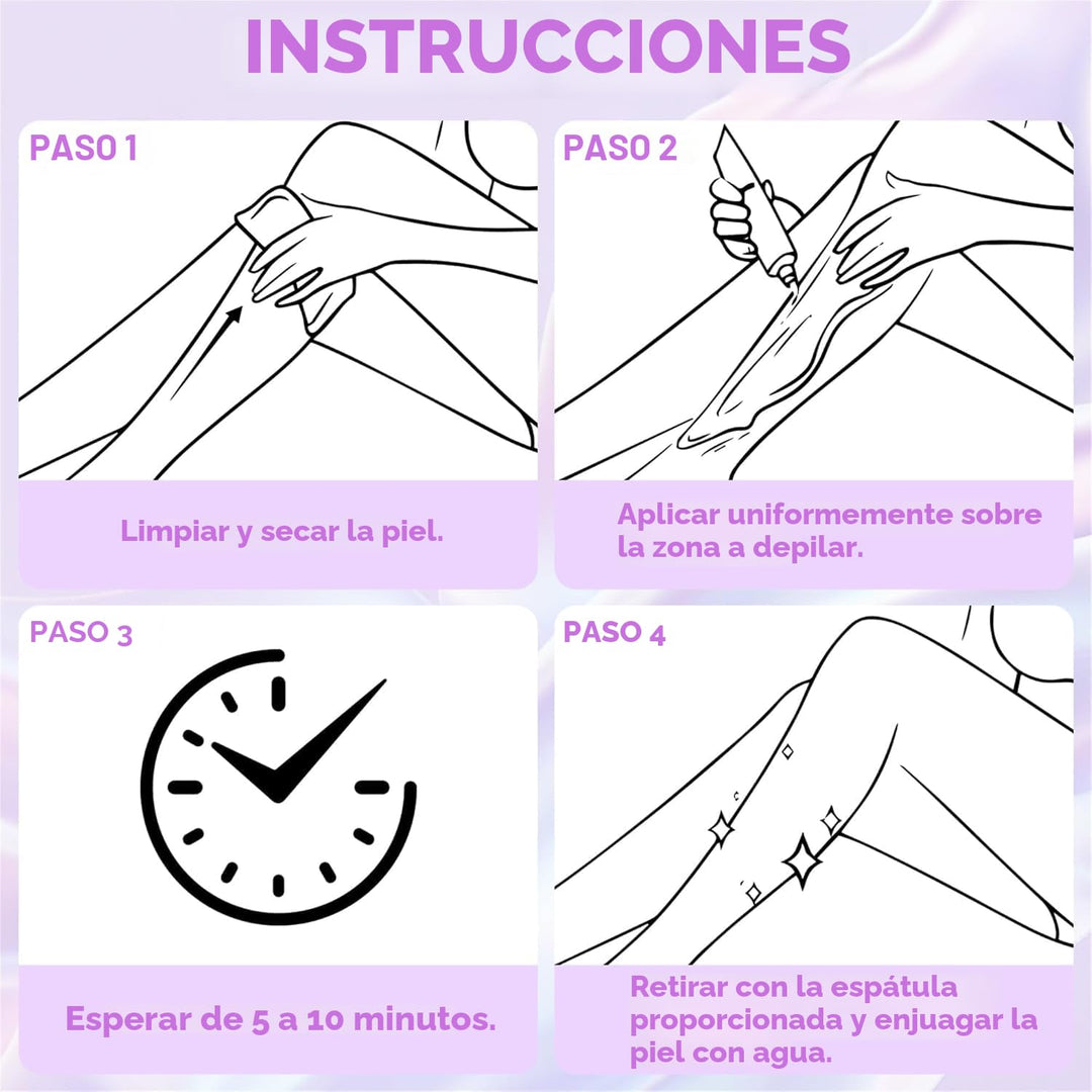 Crema para eliminar el vello PHOFAY para piel sensible para mujeres...
