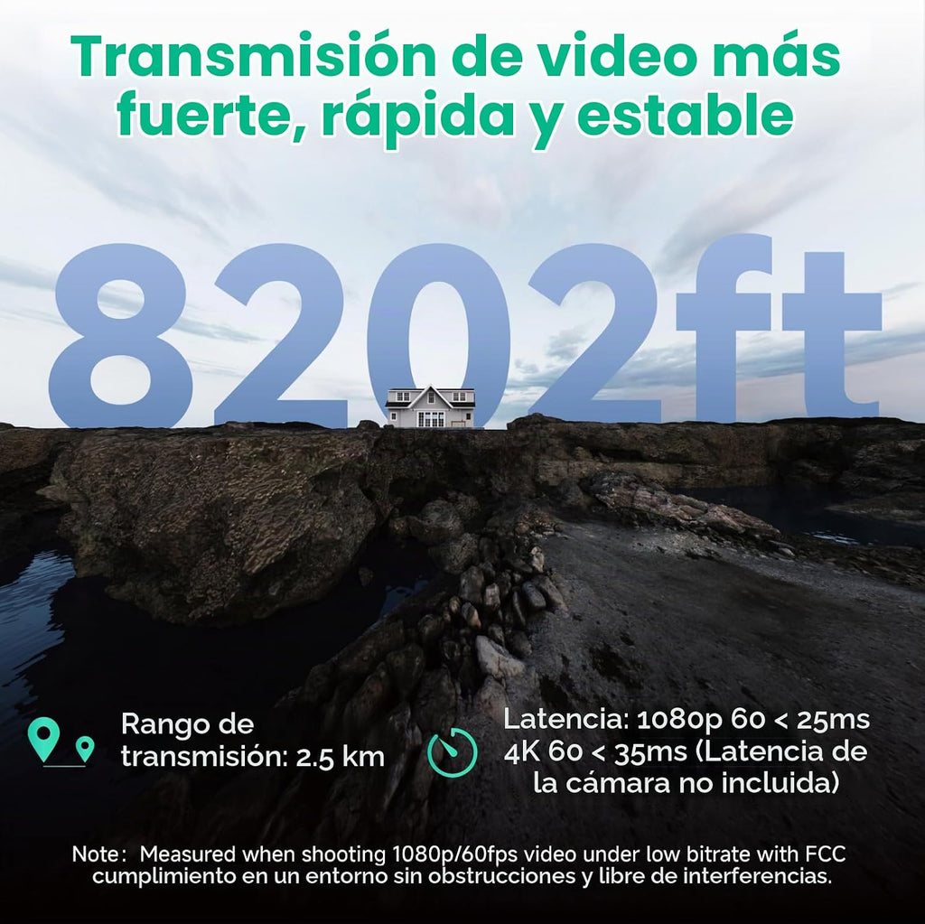 Accsoon Transmisor y receptor de video inalámbrico CineView Master 4K con SDI HDMI, Tri-Band 8202ft 25ms LAT, 4K60/1080p60 1 con cable iOS+4 Monitoreo de aplicaciones, par de transmisión en vivo CineView 4K Lite/SE 4K/M7(H) Pro