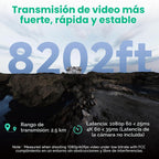 Accsoon Transmisor y receptor de video inalámbrico CineView Master 4K con SDI HDMI, Tri-Band 8202ft 25ms LAT, 4K60/1080p60 1 con cable iOS+4 Monitoreo de aplicaciones, par de transmisión en vivo CineView 4K Lite/SE 4K/M7(H) Pro