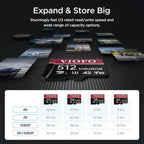 VIOFO Tarjeta microSD de grado industrial de 256 GB