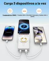 Aterob Cargador portátil Magsafe Power Bank, banco de energía magné...