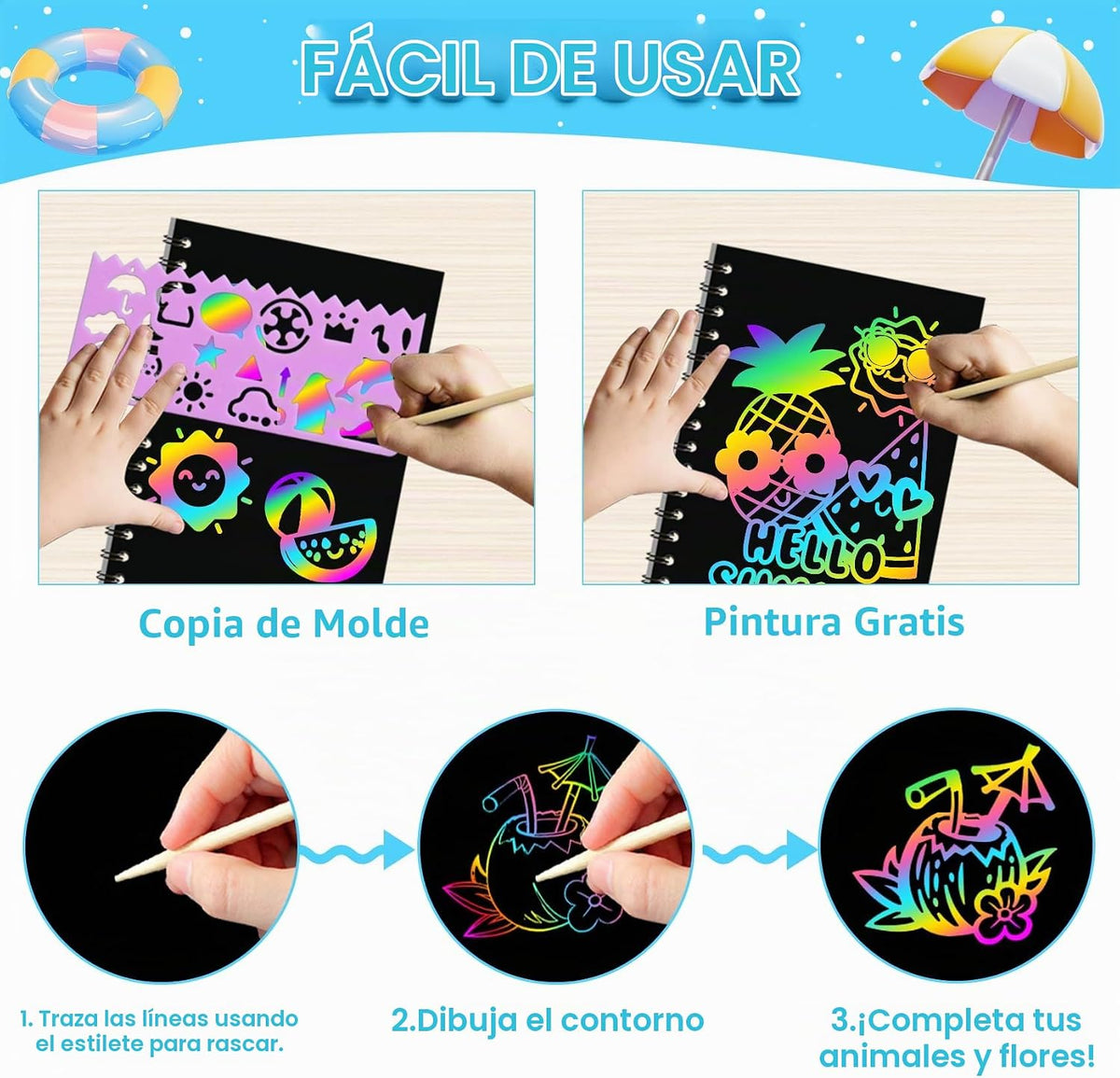 ZMLM Paquete de 24 cuadernos con diseño de arco iris para niños, recuerdos